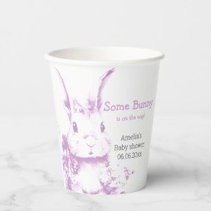 Vasos De Papel Algunos conejitos vienen de Baby Shower