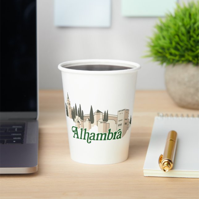Vasos De Papel Alhambra (in situ)
