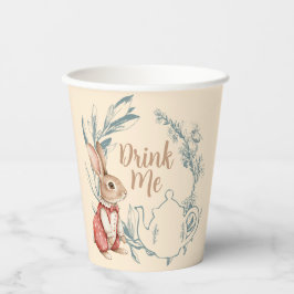 Vasos De Papel Alice in Wonderland Tea Drink Me