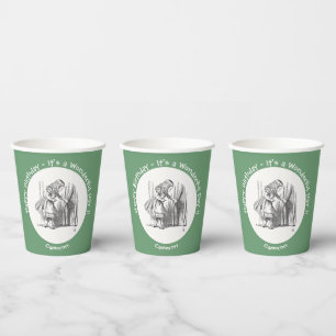 Vasos De Papel Alicia en el cumpleaños de la tierra de las maravi