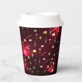 Vasos De Papel Alimentos Delight Cranberry Lights