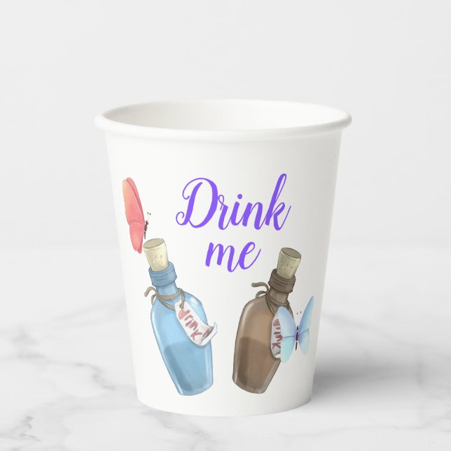 Vasos De Papel Alisa en Onederland (Anverso)