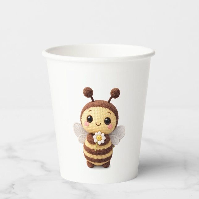 Vasos De Papel Almohada Decorativa (Anverso)
