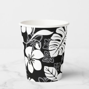 VASOS DE PAPEL ALOHA FRIDAY (NEGRO)