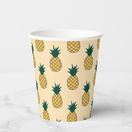Vasos De Papel Aloha Pineapple
