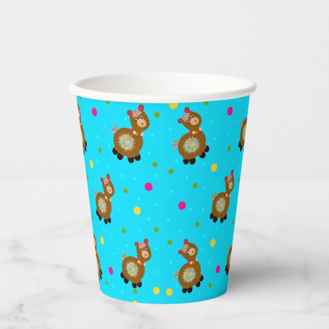 Vasos De Papel Alpaca cuta (Anverso)