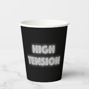 Vasos De Papel Alta Tensión