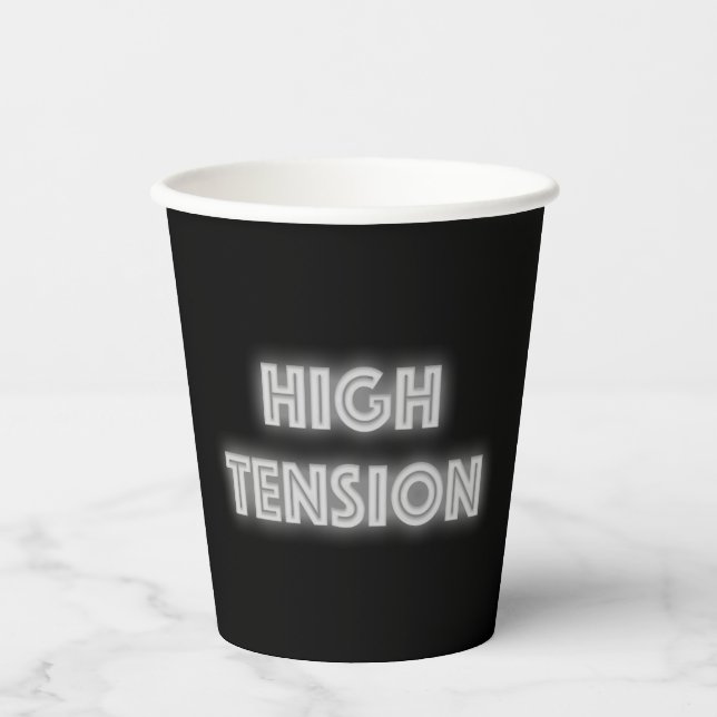 Vasos De Papel Alta Tensión (Anverso)