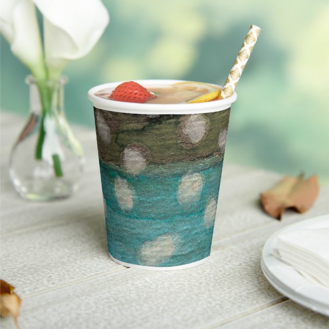 Vasos De Papel Amante de la pesca con mosca (in situ)
