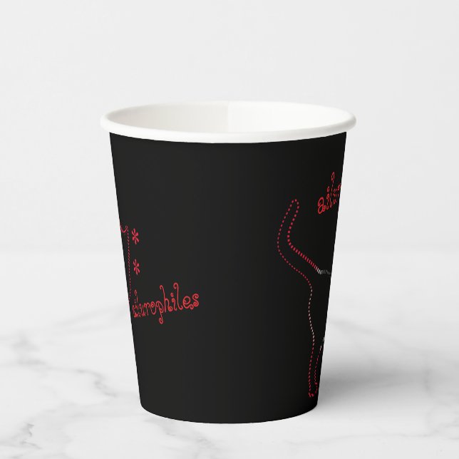 Vasos De Papel amantes de los gatos ailurophiles taza de papel (Izquierda)