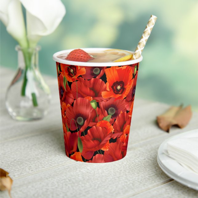 Vasos De Papel Amapola (in situ)