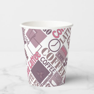 Vasos De Papel Amar la taza de café