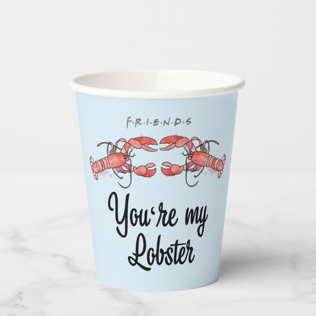 Vasos De Papel AMIGOS™ | Eres mi Cotización de acuarela de langos (Izquierda)