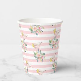 Vasos De Papel Amor a Primera Copa Brillo Cocktail Despedida de S