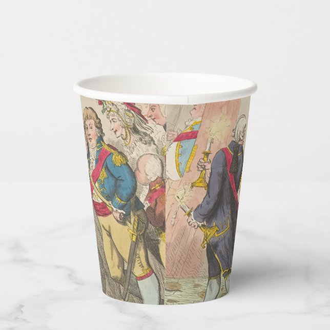 Vasos De Papel Amor - Cuadros de papel (Derecha)