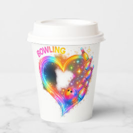 Vasos De Papel Amor de Bolos Resplandor