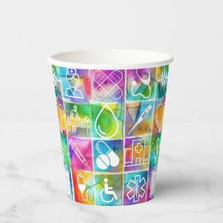 Vasos De Papel Amor de enfermera