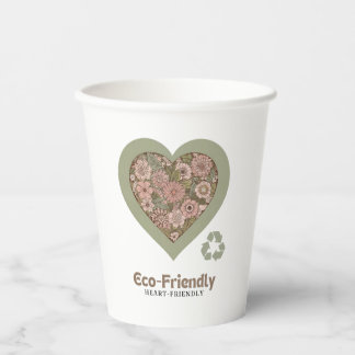 Vasos De Papel Amor eco y afectivo