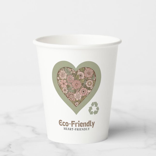 Vasos De Papel Amor eco y afectivo (Anverso)