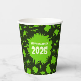 Vasos De Papel Añade el año Feliz Halloween Creepy Crawlies