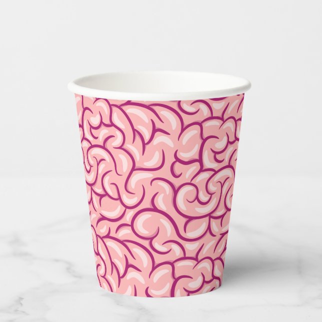 Vasos De Papel Anatomía Cerebro (Anverso)