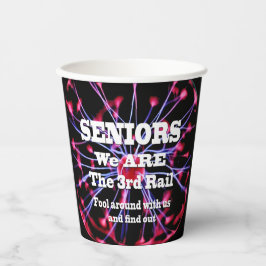 Vasos De Papel Ancianos Somos El Tercer Tren