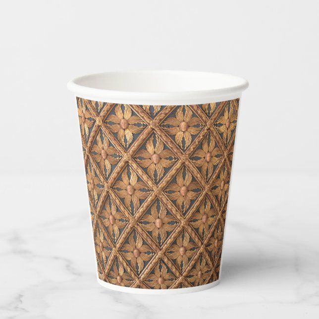 Vasos De Papel Ángeles. Seraphim de seis alas. Galería Accademia  (Anverso)