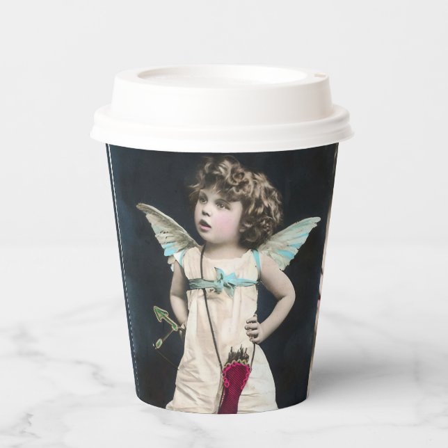 Vasos De Papel Angry Cupid (Anverso)