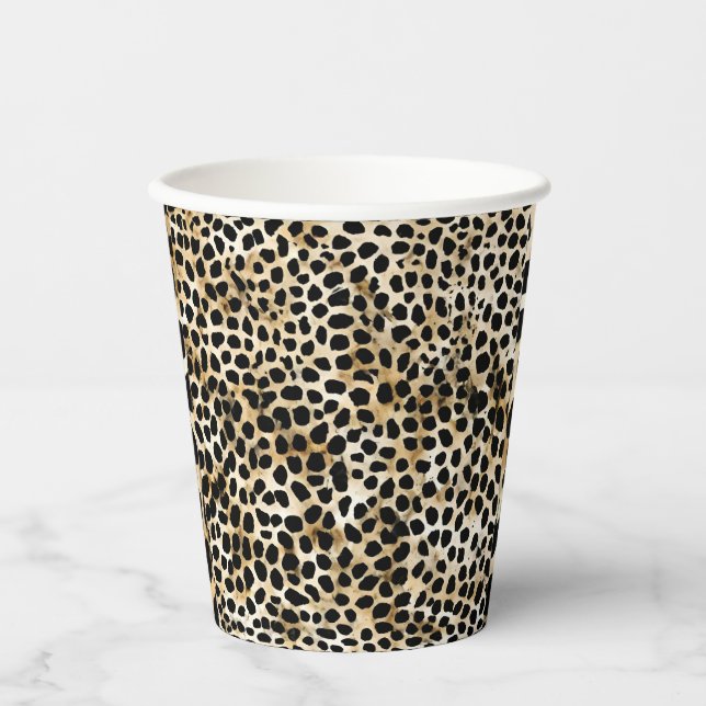 Vasos De Papel Animal Print - Paper Cups  (Anverso)