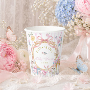 Vasos De Papel Animales Caprichosos del Bosque Fiesta de Bebé Niñ