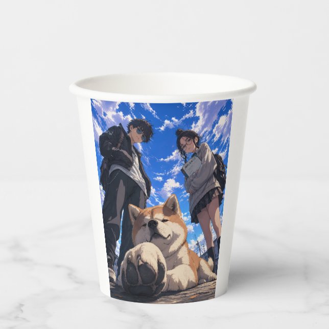 Vasos De Papel Anime (Anverso)