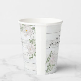 VASOS DE PAPEL ANIVERSARIO FELIZ