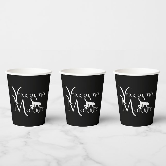 Vasos De Papel Año del mono (Multi)