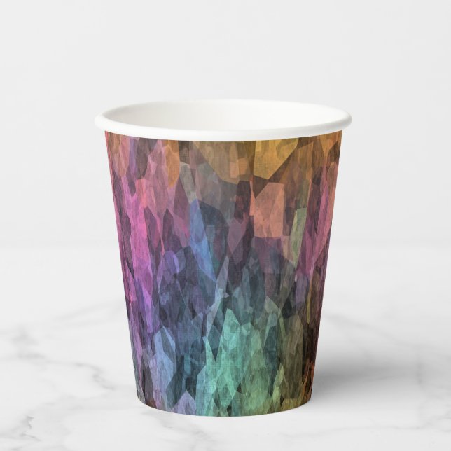 Vasos De Papel antecámara de inspiración - cristal arco iris : (Anverso)