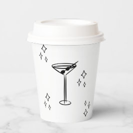 Vasos De Papel Antiguo cumpleaños Martini de Trinidad y Tobago