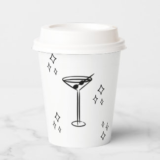 Vasos De Papel Antiguo cumpleaños Martini de Trinidad y Tobago
