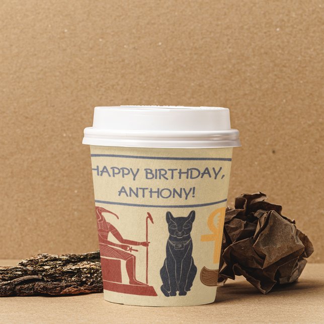 Vasos De Papel Antiguo Egipto Rey Tut Personalizado Fiesta (Subido por el creador)