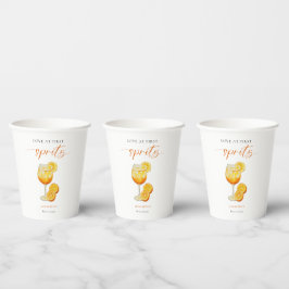 Vasos De Papel Aperol Amor a Primera Spritz Despedida de Soltera 
