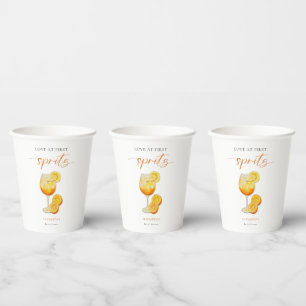 Vasos De Papel Aperol Amor a Primera Spritz Despedida de Soltera 