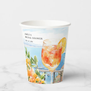 Vasos De Papel Aperol Spritz Amalfi Despedida de Soltera
