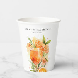 Vasos De Papel Aperol Spritz Bridal Shower