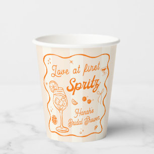 Vasos De Papel Aperol Spritz Desayuno de Boda