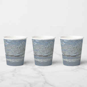 Vasos De Papel Aplausos de agua en la fotografía abstracta de la