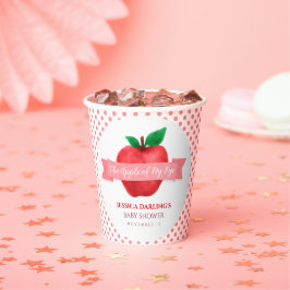 Vasos De Papel Apple de mi caída de ojos | tema de verano baby du
