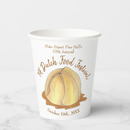 Vasos De Papel Apple Dumplings Amish Pennsylvania PA Alimentos ho