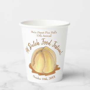 Vasos De Papel Apple Dumplings Amish Pennsylvania PA Alimentos ho