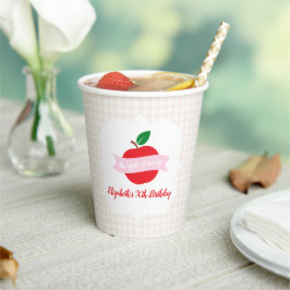 Vasos De Papel Apple Of Our Eye Girls Birthday