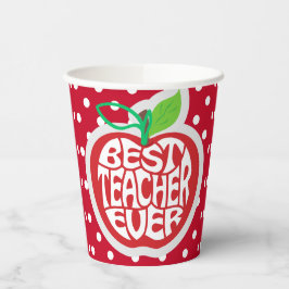 Vasos De Papel Apreciación del profesor