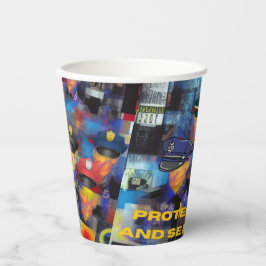 Vasos De Papel Apreciación policial