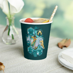 Vasos De Papel Aquaman montando caballito de mar a través de los